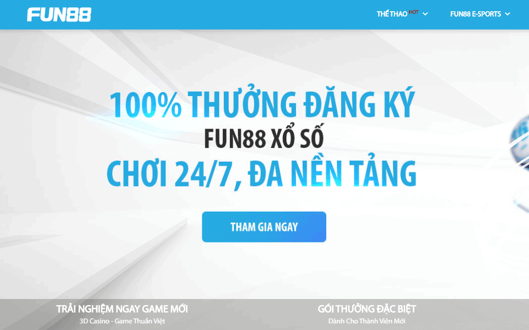 FUN88 – Link đăng ký UY TÍN SỐ 1 năm 2024